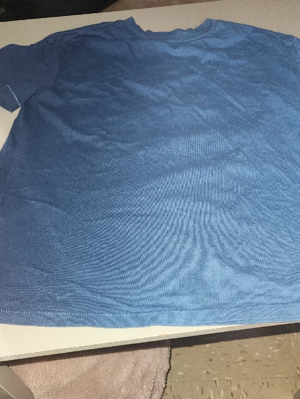 Classic Men's Blue Crew Neck T-Shirt